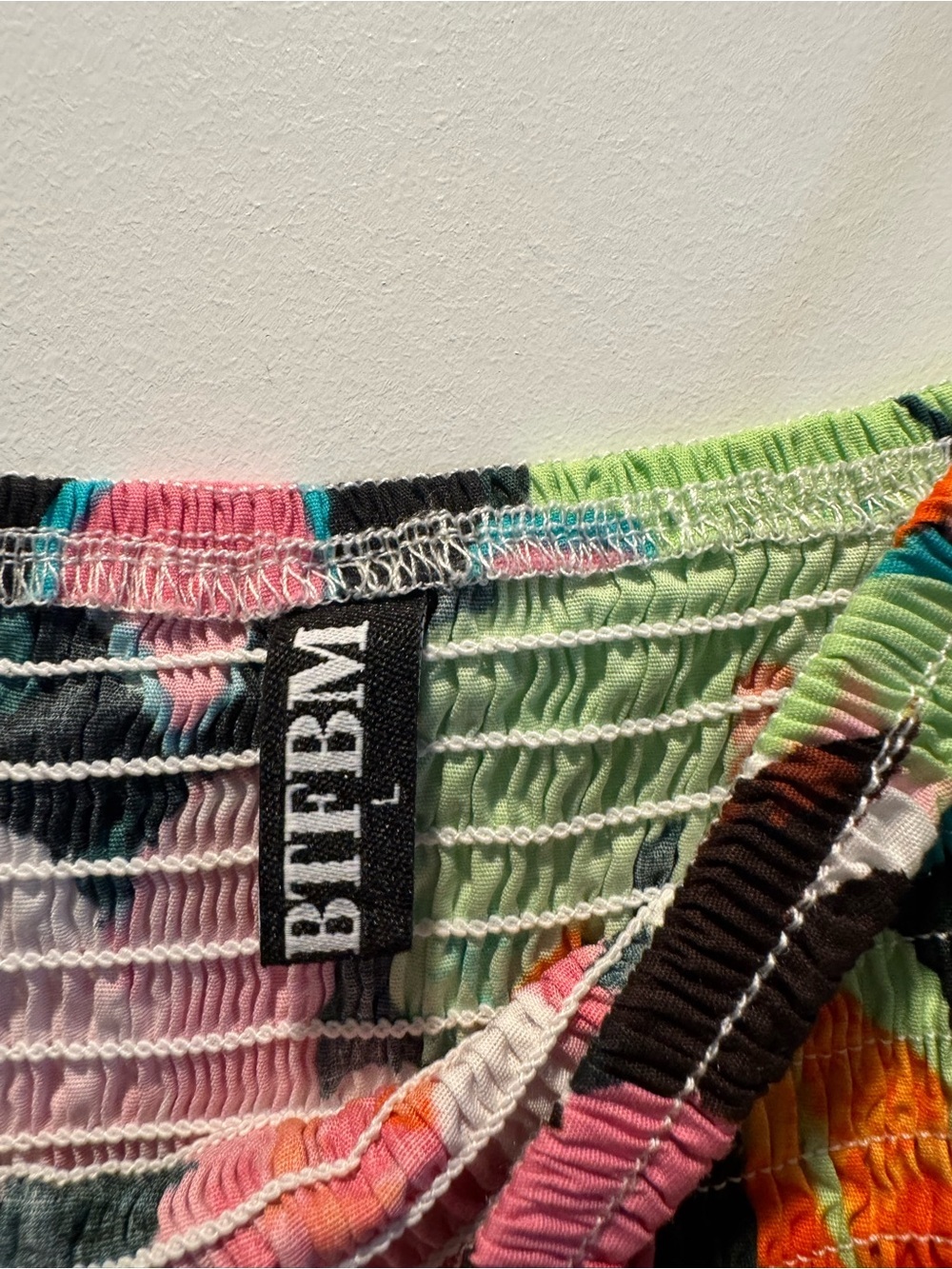 Tropical Floral Tiered Sundress in Bright Multi-Color - Picture 2 of 4
